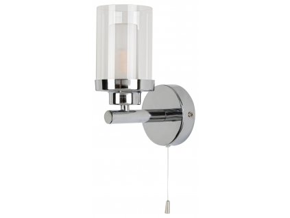 Nástěnné koupelnové svítidlo s vypínačem AVIVA, 1xG9, 28W, chromované