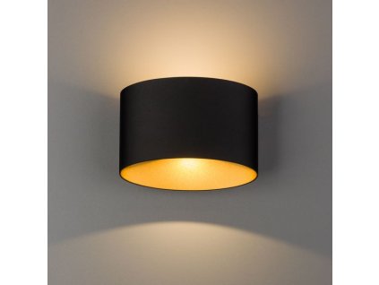 LED nástěnné venkovní osvětlení ELLIPSES, 2x5W, teplá bílá, černé, zlaté