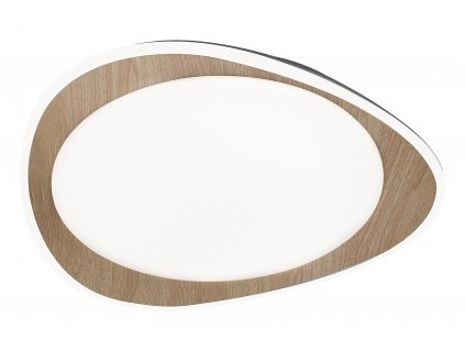 Přisazené stropní LED osvětlení TAMINO, 24W, denní bílá, kulaté, hnědé