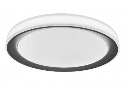 Přisazené stropní LED osvětlení s RGB funkcí EVEREST, 40W, teplá bílá-studená bílá, kulaté, stříbrné