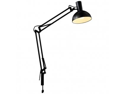Stolní retro lampa s dlouhým ramenem ARKI, 1xE27, 60W, černá