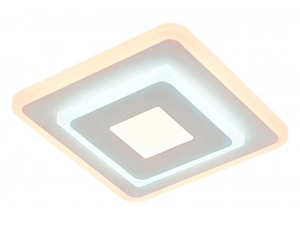 Přisazené stropní stmívatelné LED osvětlení TANELI, 12W, teplá bílá-studená bílá, čtvercové, bílé