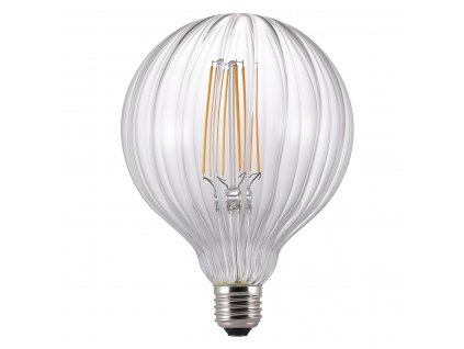 Filament LED žárovka AVRA, E27, G125, 2W, 150lm, 2200K, teplá bílá, čirá