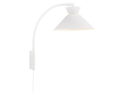 Nástěnné lampa s vypínačem DIAL, 1xE27, 40W, bílá