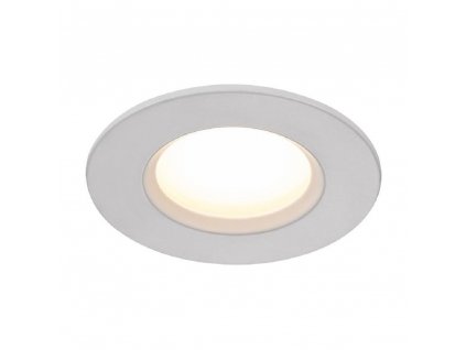 Zapuštěné koupelnové LED světlo DORADO, 5,5W, teplá bílá, 8,5cm, kulaté, bílé