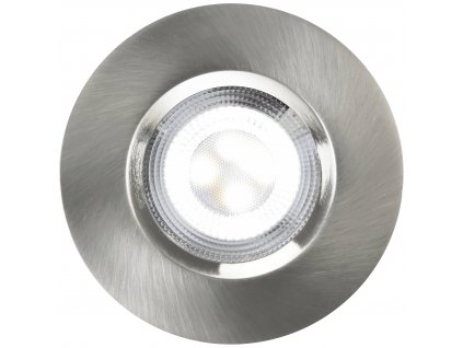 Chytré vestavné LED osvětlení DON SMART, 4,7W, 8,5cm, kulaté, stříbrné