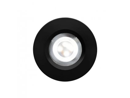 Chytré vestavné LED osvětlení DON SMART, 4,7W, 8,5cm, kulaté, černé