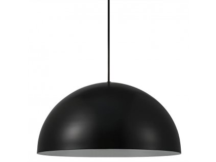 Závěsné moderní osvětlení ELLEN, 1xE27, 40W, 40cm, kulaté, černé