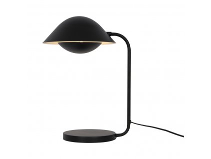 Designová kovová stolní lampa FREYA, 1xE14, 40W, černá