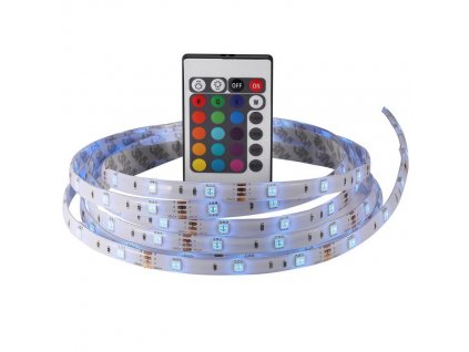 Samolepící LED pásek LED STRIP, RGB, dálkové ovládání, 3m