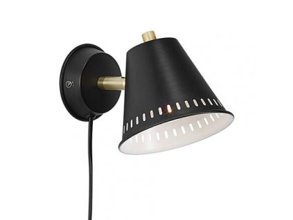 Industriální nástěnná lampa PINE, 1xGU10, 15W, černá