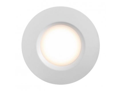 Vestavné venkovní LED stmívatelné světlo TIAKI, 8,6W, teplá-denní bílá, 8,5cm, bílé