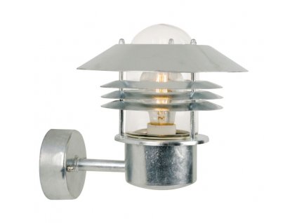 Venkovní nástěnná lampa VEJERS, 1xE27, 60W, galvanizovaná ocel