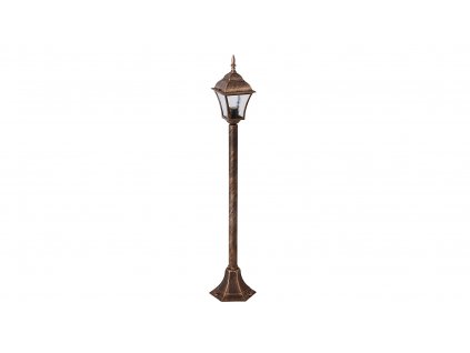 Venkovní stojací lampa TOSCANA, 1xE27, 60W, 100cm, zlatá, IP43