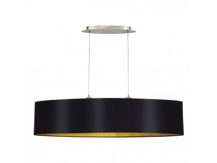 Závěsné moderní svítidlo MASERLO, 2xE27, 60W, černé