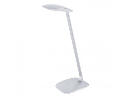 LED moderní stolní lampička CAJERO, stříbrná