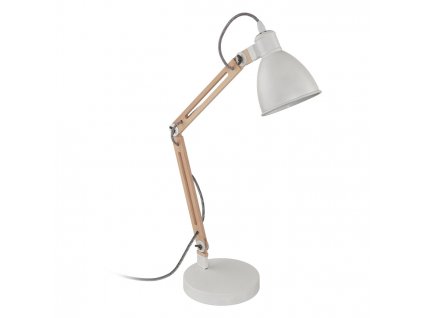 Moderní stolní lampa do kanceláře TORONA 1, bílá
