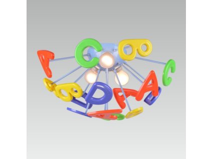 Stropní osvětlení do dětského pokoje ABC