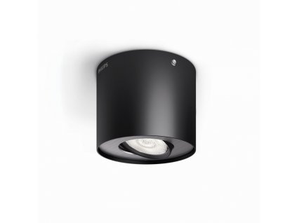 LED stropní bodové svítidlo PHASE, 4,5W, teplá bílá, černé