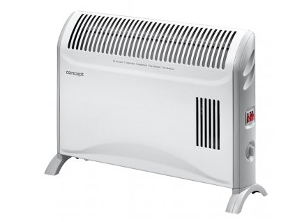 Konvektor s TURBO ventilátorem, 2000W, bílý