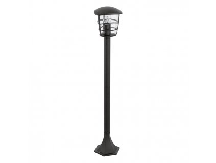 Venkovní lampa ALORIA černá, 94cm