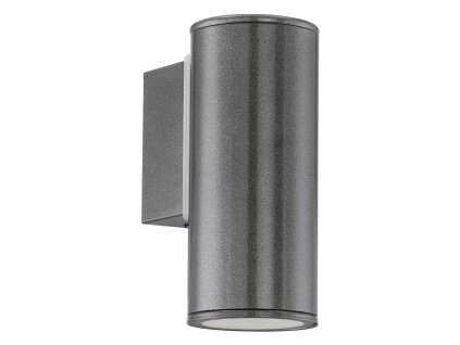 Venkovní moderní nástěnné LED světlo RIGA, tmavě šedé, 15cm