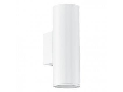 Venkovní moderní nástěnné LED světlo RIGA, bílé, 20cm
