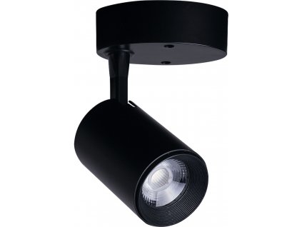 Stropní / nástěnné bodové osvětlení IRIS LED, 7W, teplá bílá, černé