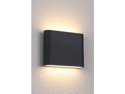 Venkovní nástěnné LED osvětlení SEMI LED, černé