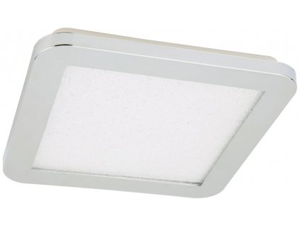 LED panel do koupelny NAPOLEONE, 22,5X22,5cm, teplá bílá, metalická bílá