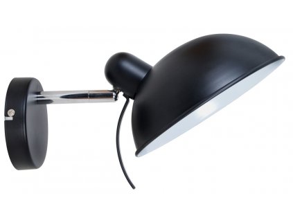 Nástěnná flexibilní lampa DELFINO, černá