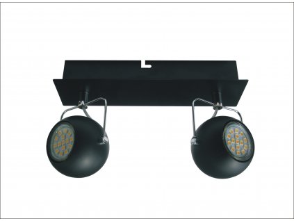 Moderní LED nástěnné / stropní flexibilní bodové světlo TEMISTOCLE, černé
