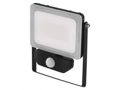 Venkovní LED nástěnný reflektor s čidlem ILIO, 21W, neutrální bílá, černý, IP44