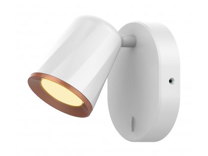 Nástěnné LED bodové svítidlo SOLANGE, 380lm, bílé