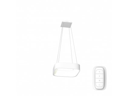 Inteligentní závěsné LED svítidlo TOPAJA, 36W, teplá bílá-studená bílá, 45x45cm, hranaté, včetně ovl