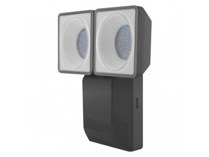 Venkovní LED nástěnné bodové osvětlení s čidlem ENDURA SPOT, 16W, denní bílá, IP55, šedé