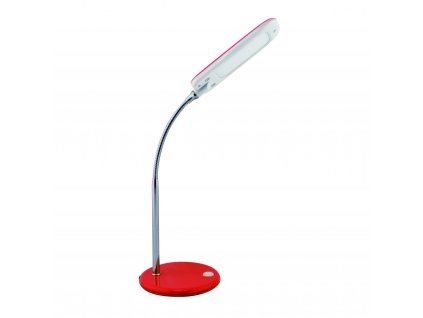 Moderní stolní lampa DORI LED, 6W, denní bílá, červená