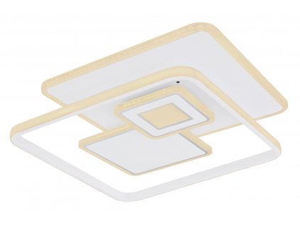 Stropní LED moderní přisazené osvětlení RODERICK, 50W, teplá bílá-studená bílá, 50x50cm, hranaté