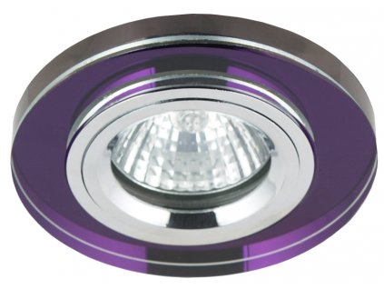 Stropní podhledové moderní osvětlení FALLO, 1xMR16, 50W, 9cm, kulaté, fialové