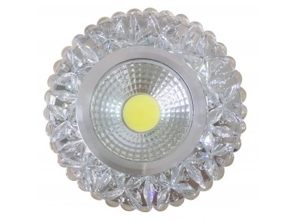 Stropní LED podhledové osvětlení HANA, 5W, denní bílá, 10cm, kulaté, čiré