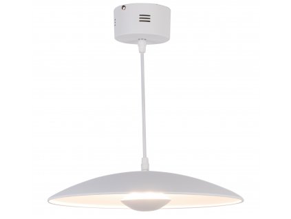Moderní závěsné LED osvětlení BASILICATA, 14,5W, teplá bílá, 48cm, kulaté, bílé