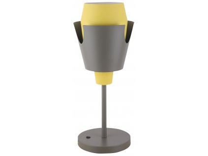 Moderní stolní lampa ARIANO IRPINO, 1xE27, 40W, šedožlutá