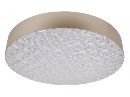 LED stropní osvětlení SARNO, 60W, teplá bílá-studená bílá, 48,5cm, kulaté, zlaté