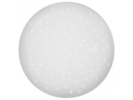 LED přisazené stropní světlo s efektem noční oblohy ASTURIAS, 16W, denní bílá, 51cm, kulaté, bílé