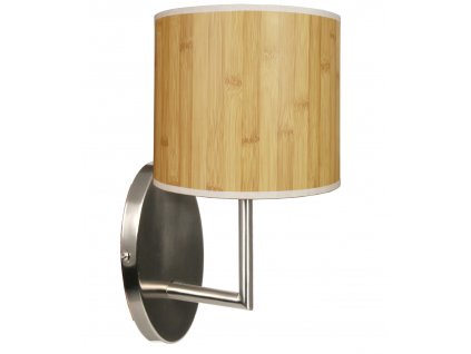 Nástěnná lampa imitující dřevo VALLADOLID, 1xE14, 40W, borovice