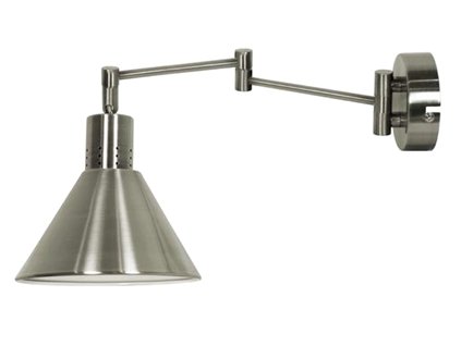 Nástěnná flexibilní lampa PIERMARIA, 1xE14, 40W, satinovaná