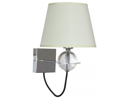 Nástěnná moderní lampa SALAMANCA, 1xE14, 40W, krémová