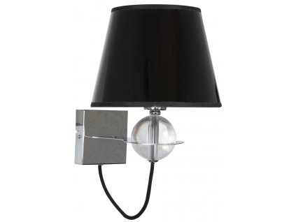 Nástěnná moderní lampa SALAMANCA, 1xE14, 40W, černozlatá