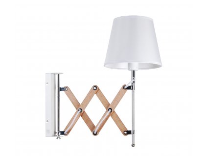 Nástěnná flexibilní lampa ve skanidnávském stylu MODICA, 1xE27, 40W, bílá