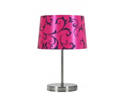 Stolní moderní lampa AROSA, 1xE14, 40W, růžová